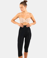 لباس ضغط بسحاب — الخصر إلى ما تحت الركبة