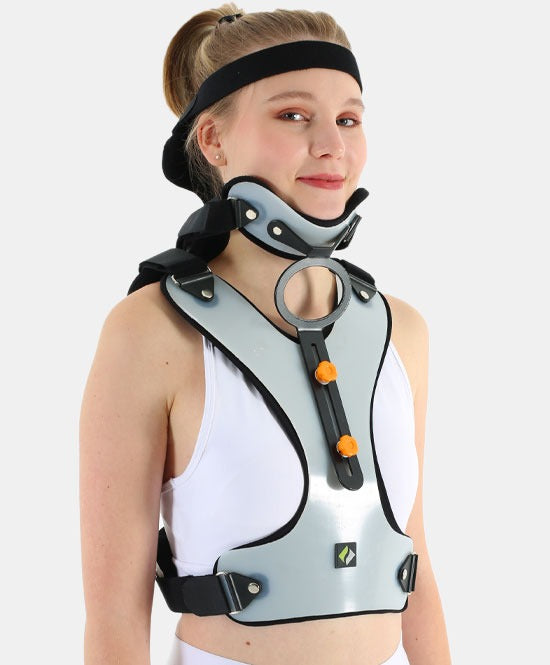 دعامة مينيرفا (تقويم عنقي-صدري قابل لضبط الزاوية)