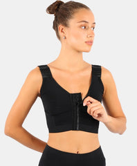 حمالة صدر بعد الجراحة (بقَصّة مُجعّدة) — ضبط ضغط متعدد