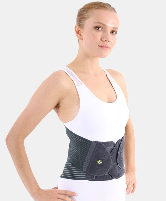 حزام قطني-عجزي بدعم بطني (26 سم)