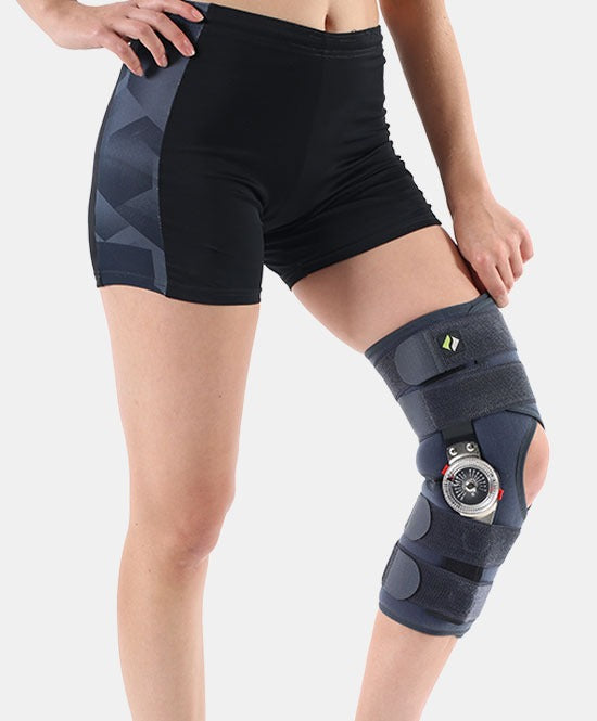 دعامة ركبة نيوبرين بزاوية متغيّرة (قابلة للضبط)