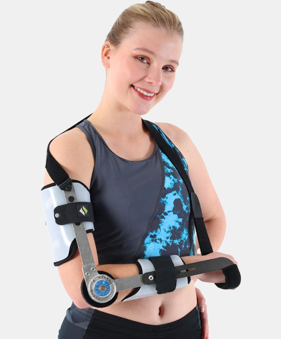 دعامة تقلّص الذراع قابلة لضبط الانثناء والتمدّد